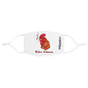 Funky Fried Chicken Face Mask featuring a quirky chicken design with the text Fried Chicken, perfect for foodies and animal lovers.