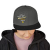 Snapback Cap Embroidered with 'I may throat punch you but remember Jesus loves you'