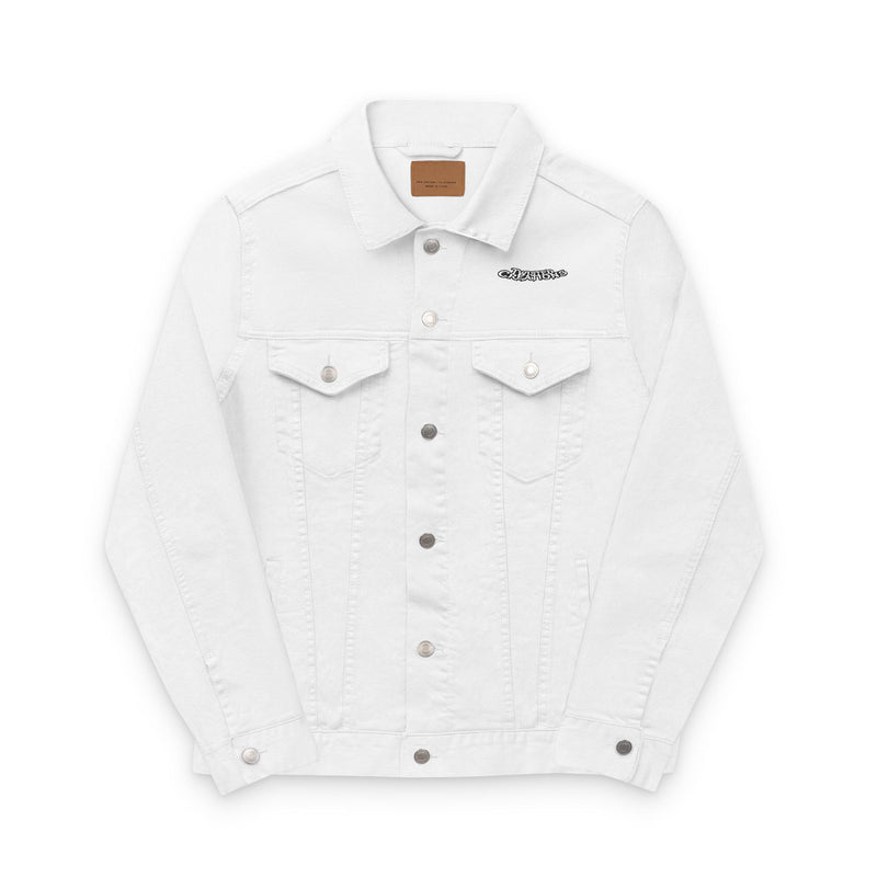 Embroidered Chaos Denim Jacket - Rebellious Style Statement | Twisted Creations