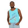 Reel Paper Scissors Tank Top, Fun Summer Casual Wear, Skeleton Graphic Tee, Gift for Gamers