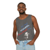 Reel Paper Scissors Tank Top, Fun Summer Casual Wear, Skeleton Graphic Tee, Gift for Gamers