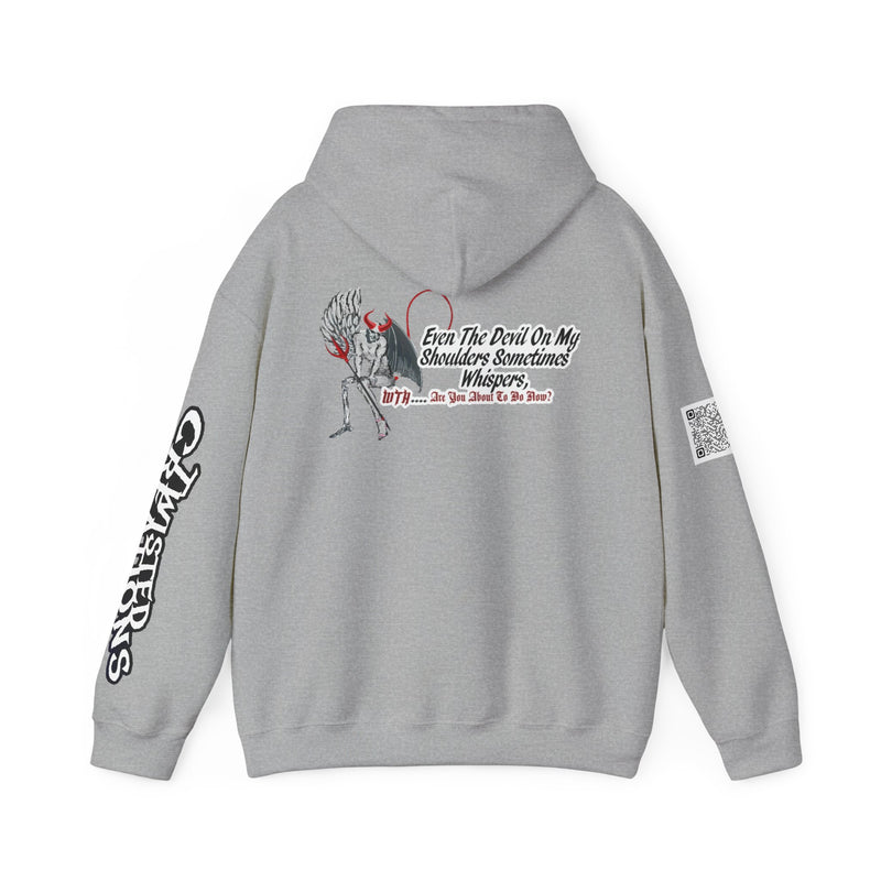 Devil on my back-Unisex Heavy Blend™ Hooded Sweatshirt