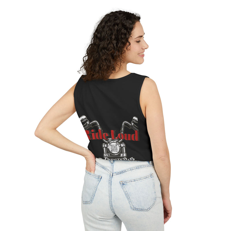 Graphic Unisex Tank Top - Ride Loud Motorcycle Tee, Summer Essentials, Festival Wear, Biker Gift, Casual Apparel