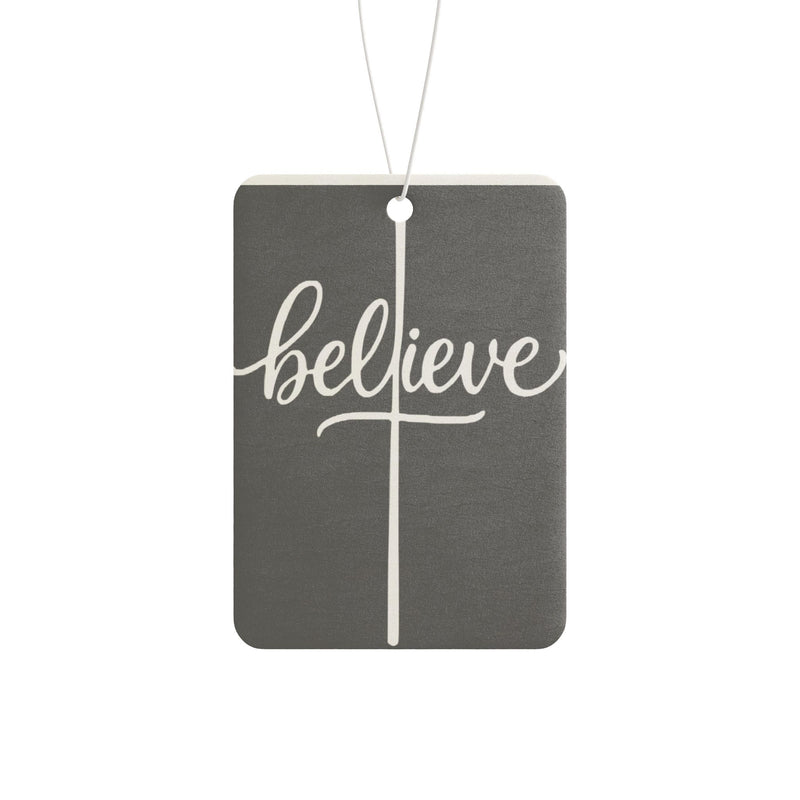 Inspirational Car Air Freshener with 'Believe' Design, Cozy Car Decor, Great Gift for Drivers, Faith-Based Home Fragrance, [...]