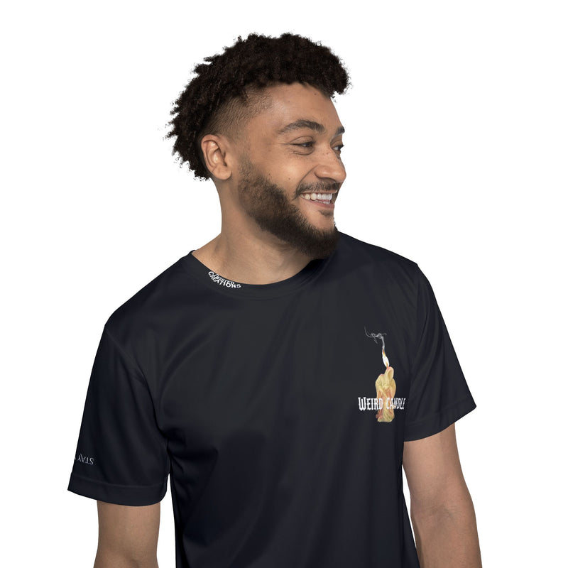 Sports Jersey - Weird Candle 3 by design Twisted Creations Stay Weird Design