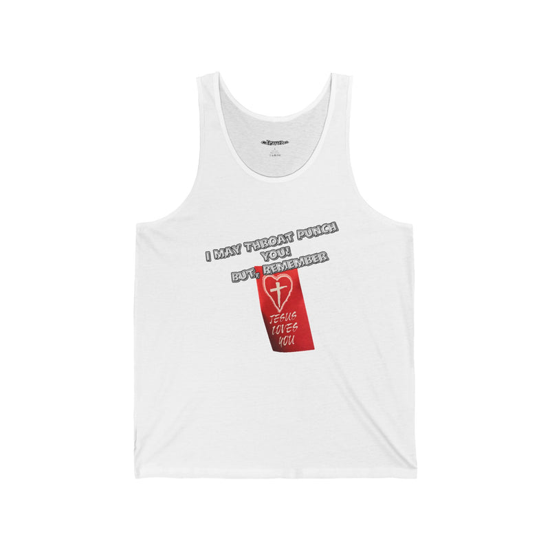 Dark Humor Tank Top Throat Punch 3
