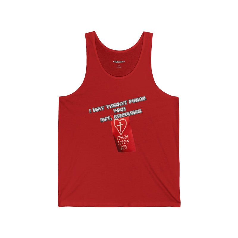 Dark Humor Tank Top Throat Punch 3
