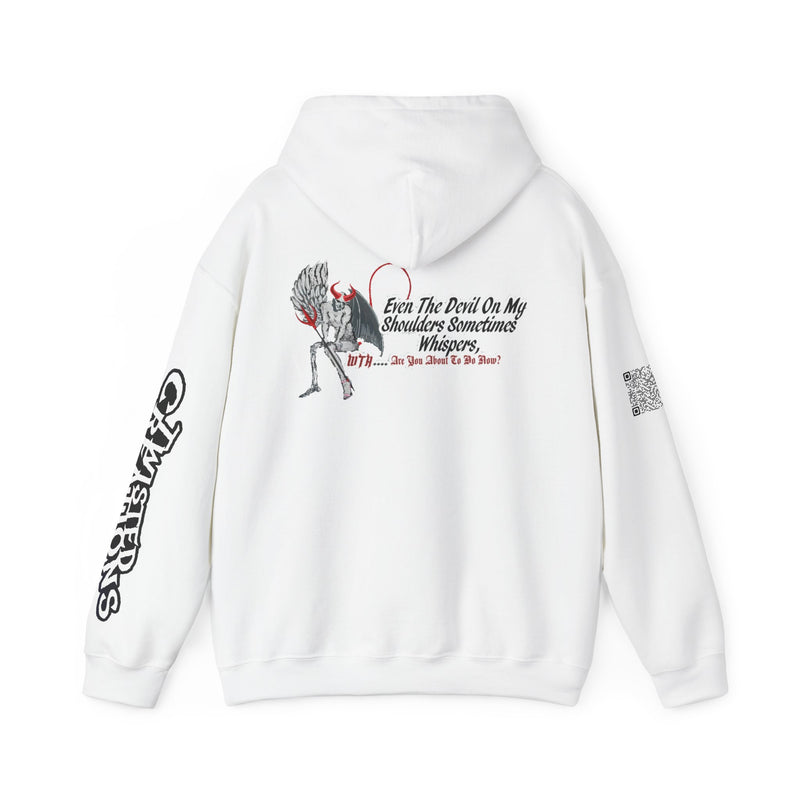 Devil on my back-Unisex Heavy Blend™ Hooded Sweatshirt