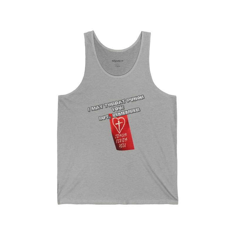 Dark Humor Tank Top Throat Punch 3