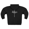 Streetwear Believe Unisex Zip Hoodie - Twisted Creations