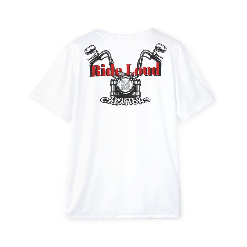Unisex Ride Loud T-Shirt | Custom Graphic Tee, Motorcycle Apparel, Gift for Bikers, Casual Wear, Summer Outing