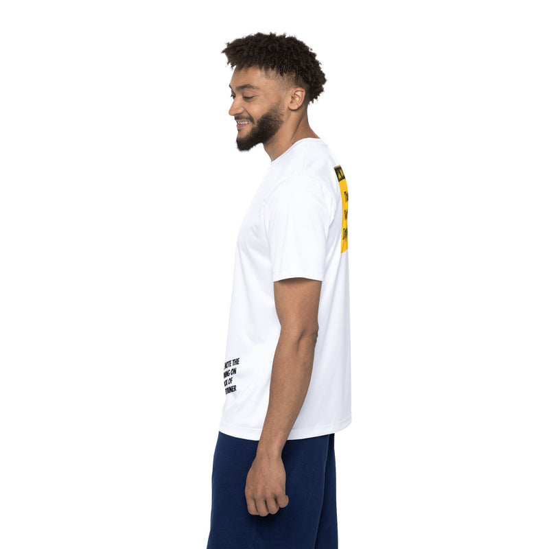 Warning Label Moisture Wicking Tee - Unisex