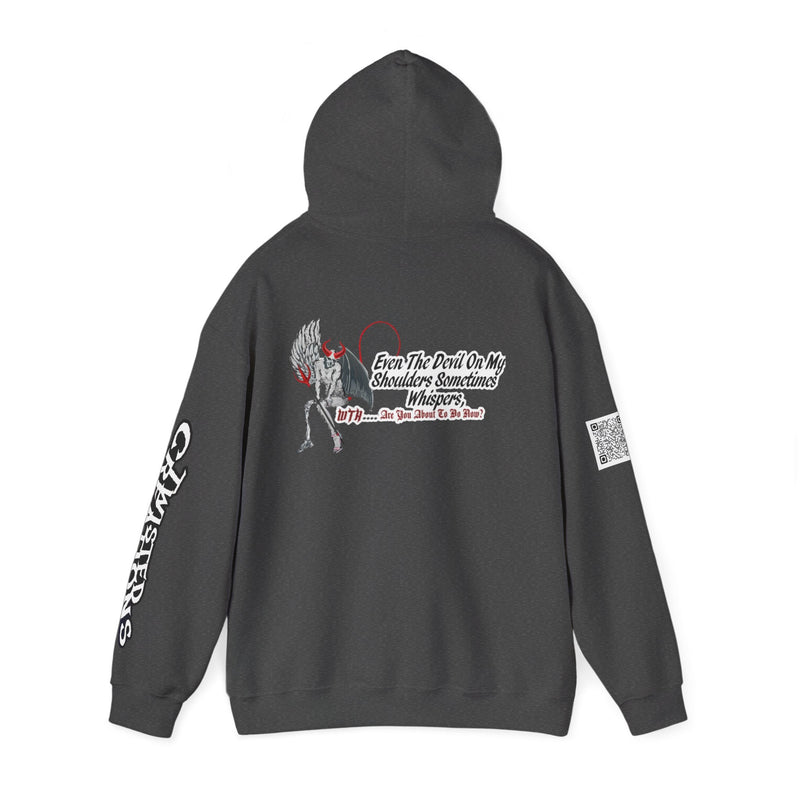 Devil on my back-Unisex Heavy Blend™ Hooded Sweatshirt