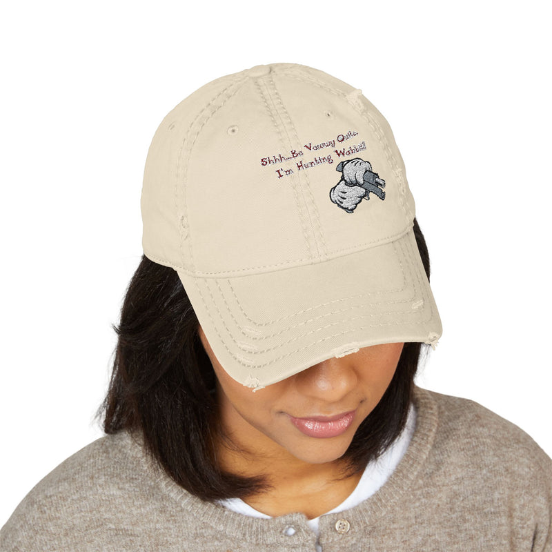 Distressed Dad Hat with Embroidery, Casual Style Cap, Perfect Gift for Father's Day, Trendy Everyday Wear, Unique Fashion Accessory