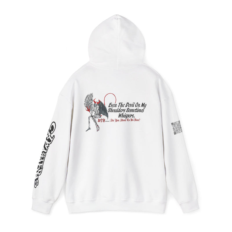 Devil on my back-Unisex Heavy Blend™ Hooded Sweatshirt