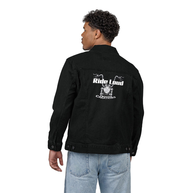 Embroidered Chaos Denim Jacket - Rebellious Style Statement | Twisted Creations