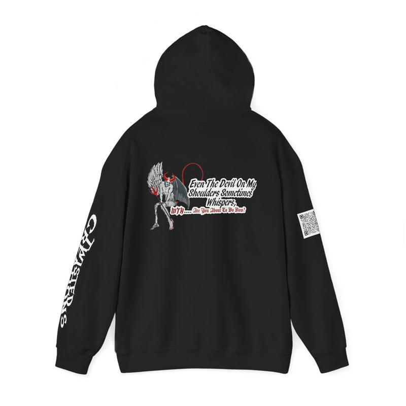 Devil on my back-Unisex Heavy Blend™ Hooded Sweatshirt