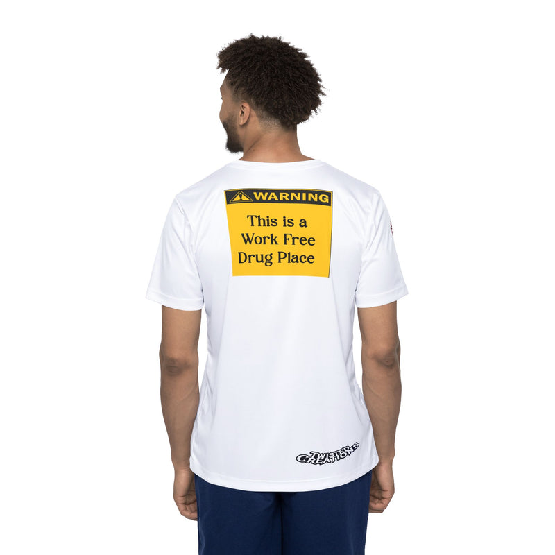 Warning Label Moisture Wicking Tee - Unisex