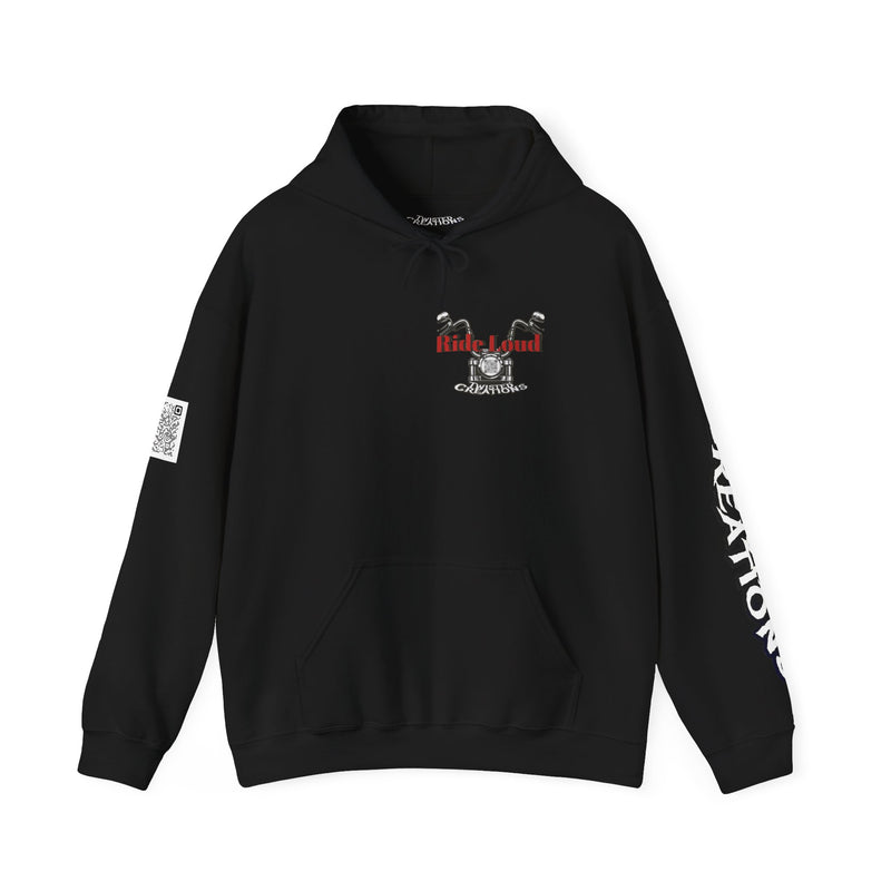Devil on my back-Unisex Heavy Blend™ Hooded Sweatshirt