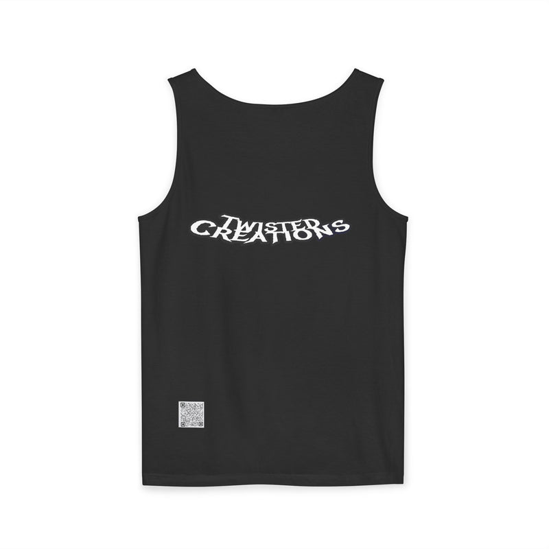 Reel Paper Scissors Tank Top, Fun Summer Casual Wear, Skeleton Graphic Tee, Gift for Gamers