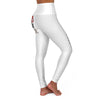Trendy High Waisted 'Kiss My Ass' Yoga Leggings, Comfortable Sportswear, Athletic Apparel, Fitness Clothing, Workout Leggings, Daily Wear