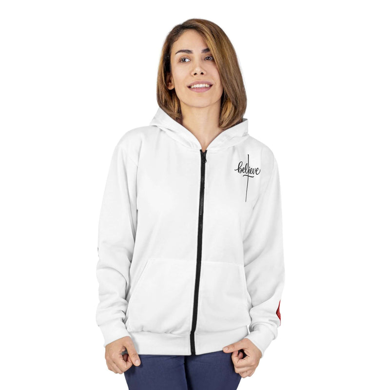 Jesus Loves You Unisex Zip Hoodie