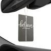 Inspirational Car Air Freshener with 'Believe' Design, Cozy Car Decor, Great Gift for Drivers, Faith-Based Home Fragrance, [...]