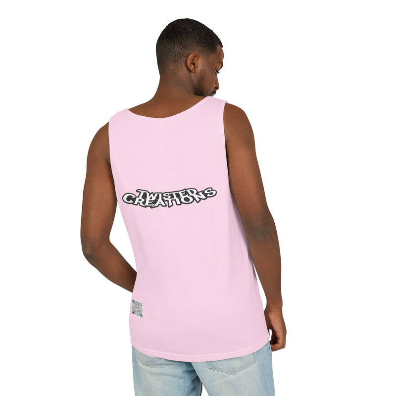 Reel Paper Scissors Tank Top, Fun Summer Casual Wear, Skeleton Graphic Tee, Gift for Gamers