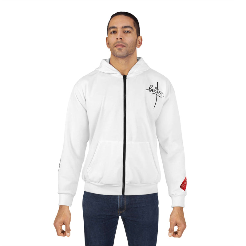 Jesus Loves You Unisex Zip Hoodie