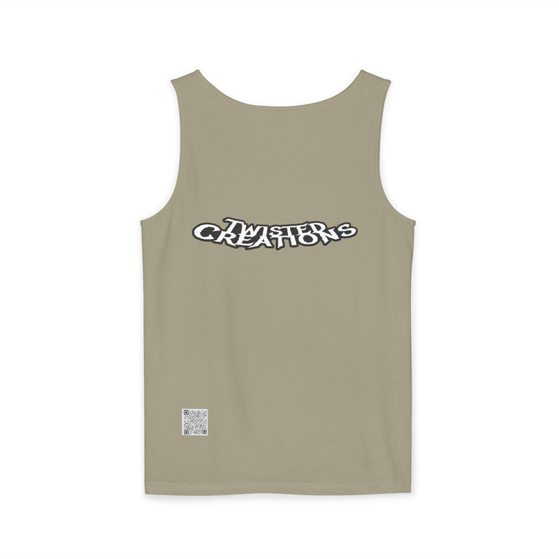Reel Paper Scissors Tank Top, Fun Summer Casual Wear, Skeleton Graphic Tee, Gift for Gamers