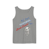 Reel Paper Scissors Tank Top, Fun Summer Casual Wear, Skeleton Graphic Tee, Gift for Gamers