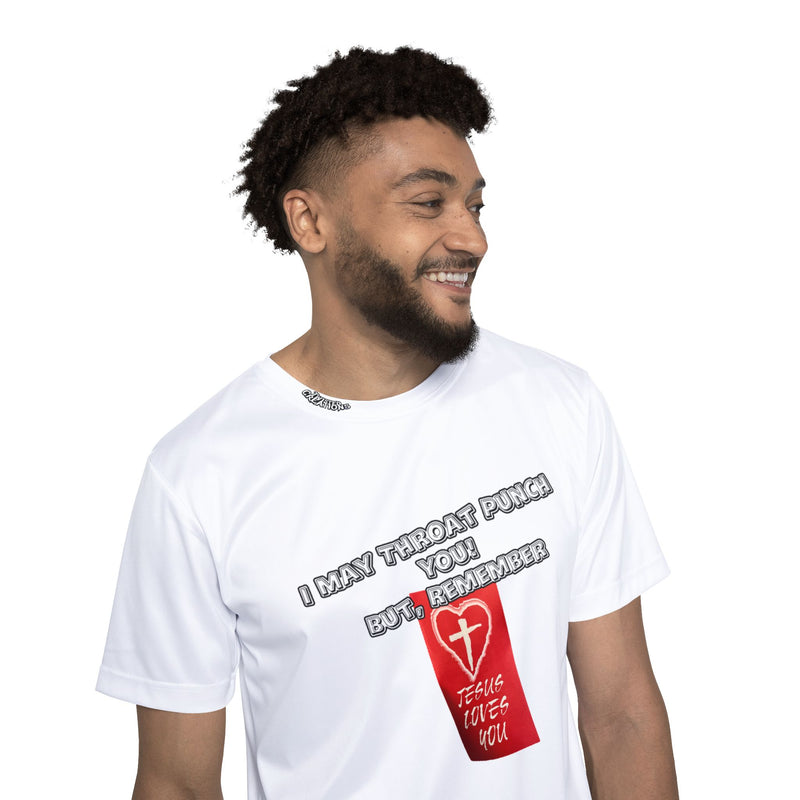 Streetwear Sports Jersey - Funny Attitude Jesus Loves Design