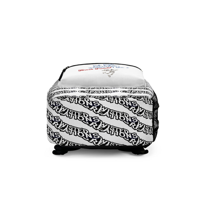 Rock, Paper Scissors, Throat Punch. I WIN!  Backpack
