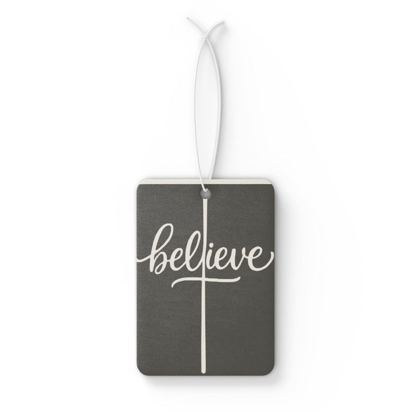 Inspirational Car Air Freshener with 'Believe' Design, Cozy Car Decor, Great Gift for Drivers, Faith-Based Home Fragrance, [...]