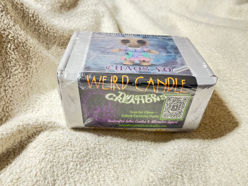 Twisted Creations Pin Doll Candle - Mystical Vibes - Premium Soy Wax - Random Color - Unique Guardian Spirit