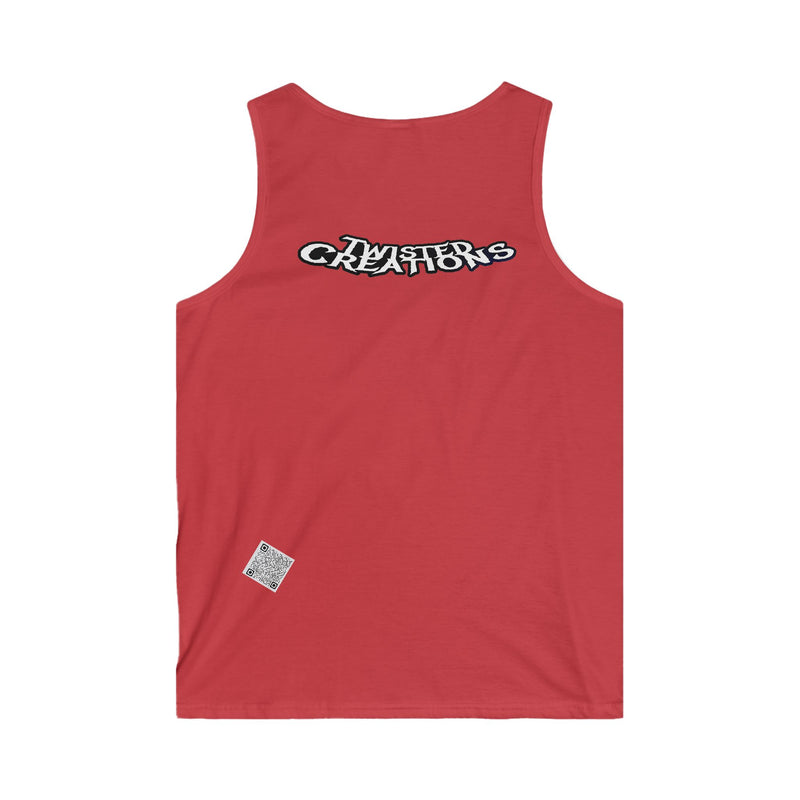 Fried Chicken Men's Tank Top, Funny Graphic Shirt, Summer Comfort Wear, BBQ Party Essentials, Unique Gift Idea