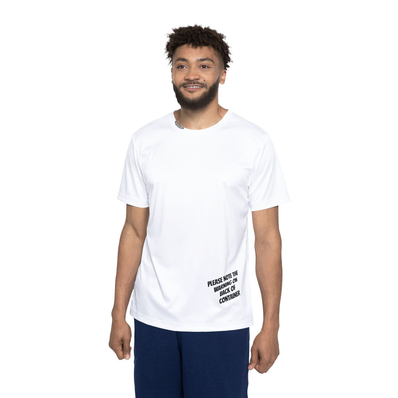 Warning Label Moisture Wicking Tee - Unisex