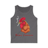 Fried Chicken Men's Tank Top, Funny Graphic Shirt, Summer Comfort Wear, BBQ Party Essentials, Unique Gift Idea
