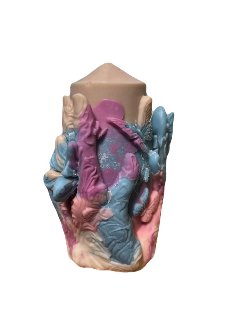 Handed Butterfly Pillar Candle | Dark Art Decor | Twisted Creations