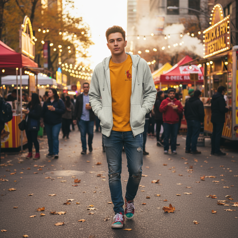 Fried Chicken Hoodie Lifestyle