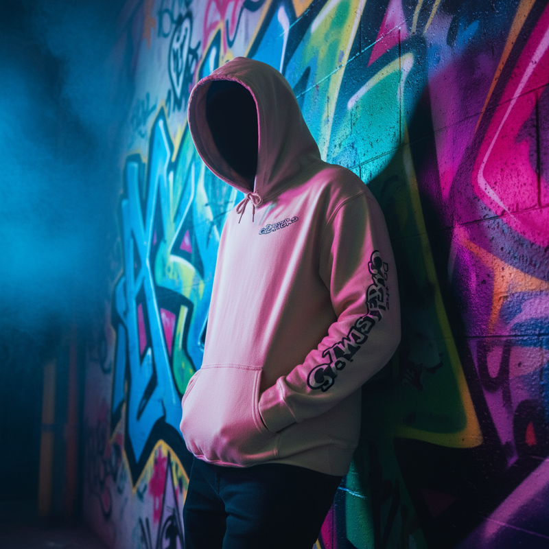 Fun Graphic Hoodie - Front View Streetwear