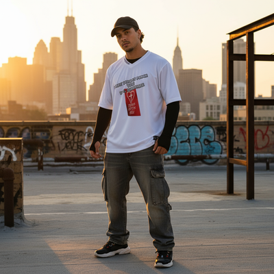 Streetwear Sports Jersey - Funny Attitude Jesus Loves Design