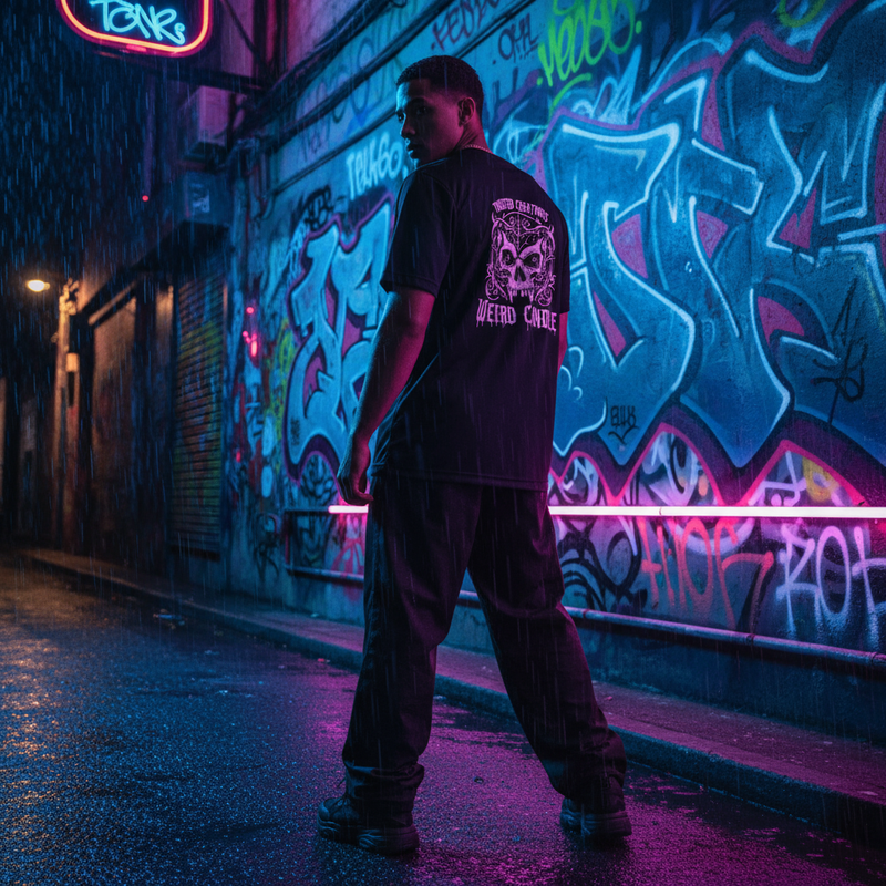 Weird Candle Jersey - Back View Streetwear